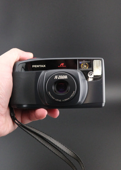 Pentax Zoom 60 AF 35mm Point and Shoot Film Camera Tested & Working (LCD Fault)