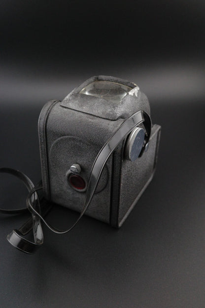 Vintage 1940's Ensign Ful-Vue 120 Film Camera + Case - Faulty Spares or Repair