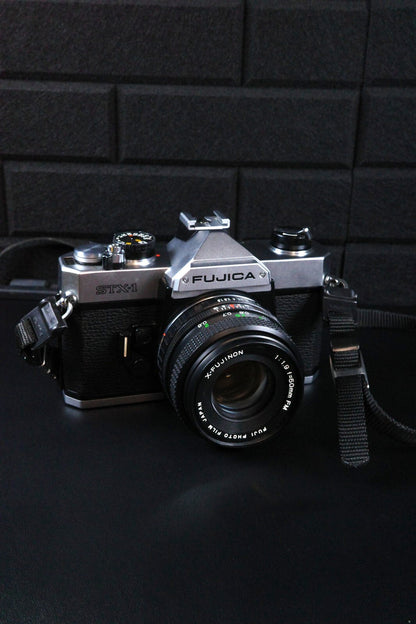 Working Fujica STX-1 Vintage 1980's 35mm SLR Film Camera - X-Fujinon 50mm f/1.9