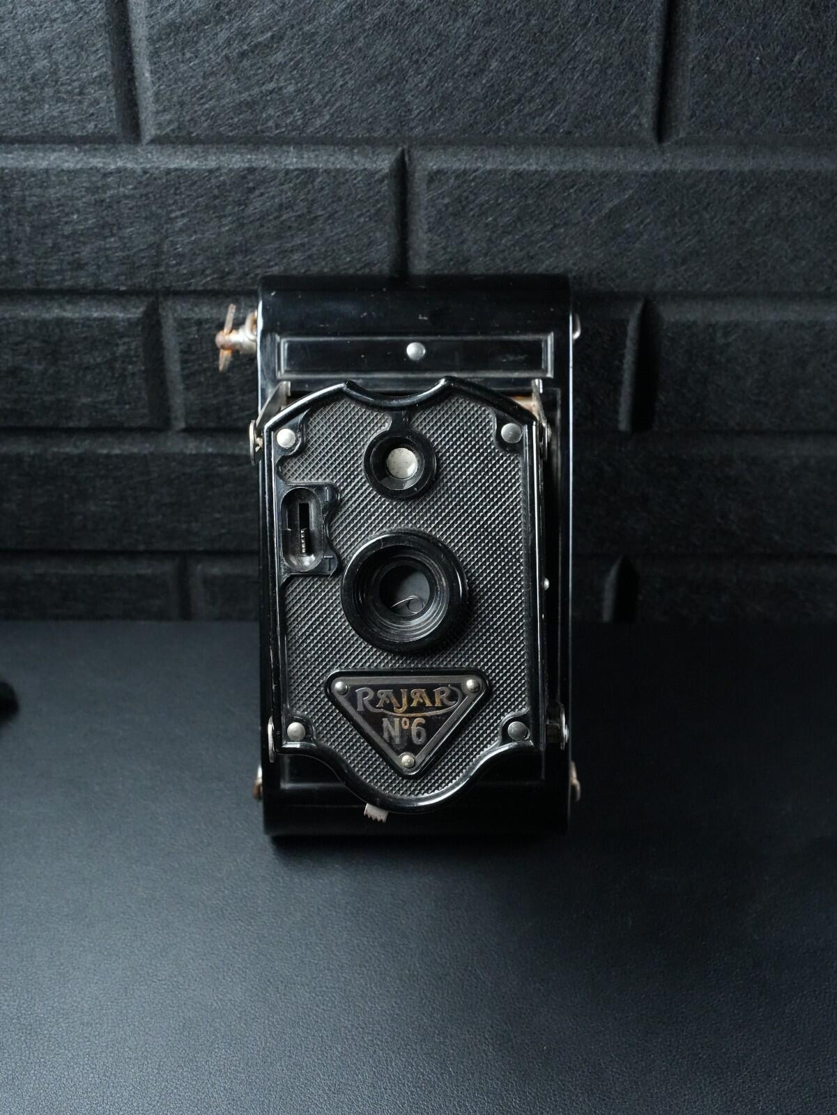 Rajar No6 Vintage 1920's Folding Bellows 120 Film Camera - Tested & Working Z551