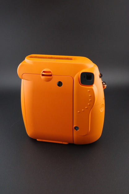 RARE Fujifilm Instax Mini 9 Orange Instant Film Camera - Tested & Fully Working