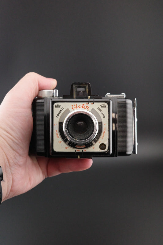 Coronet Victor 127 Film Camera Vintage 1960's British Bakelite Tested & Working