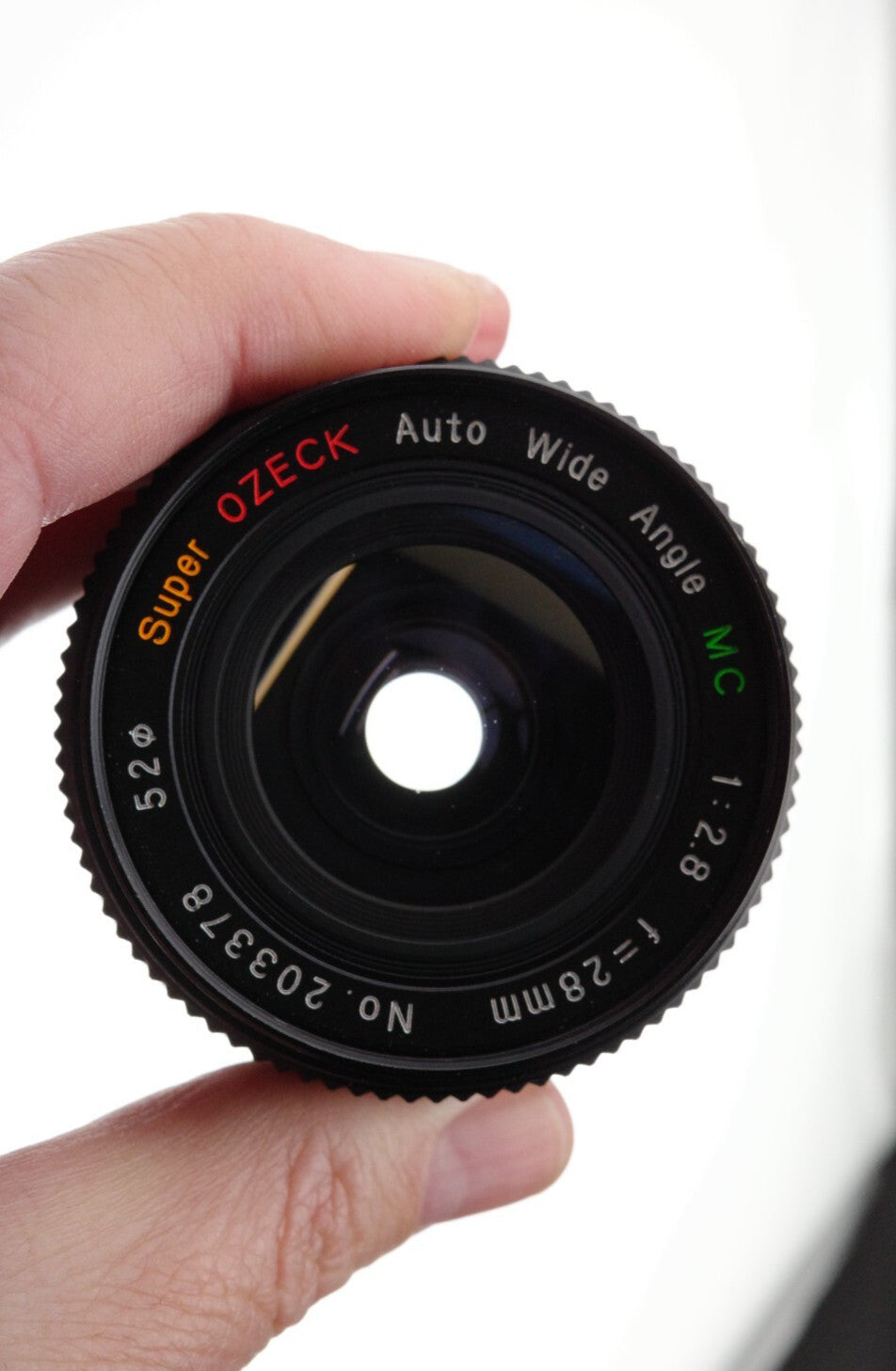 Ozeck Super Auto MC 28mm f/2.8 Canon FD Wide Angle Lens Clean, Tested & Working