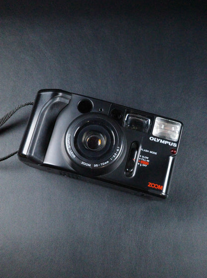 Olympus AZ-1 Zoom Vintage 1980's 35mm Film Point & Shoot Camera - Fully Working