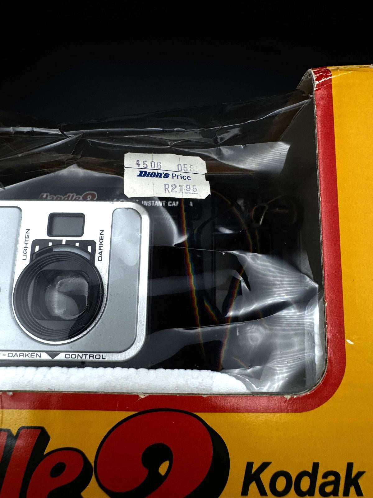 Vintage 1979 Kodak Handle 2 Instant Camera With Box & Manual - Untested