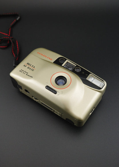 Goldline Delta AF DATE Vintage 1990's Compact 35mm Film Camera - Boxed & Working