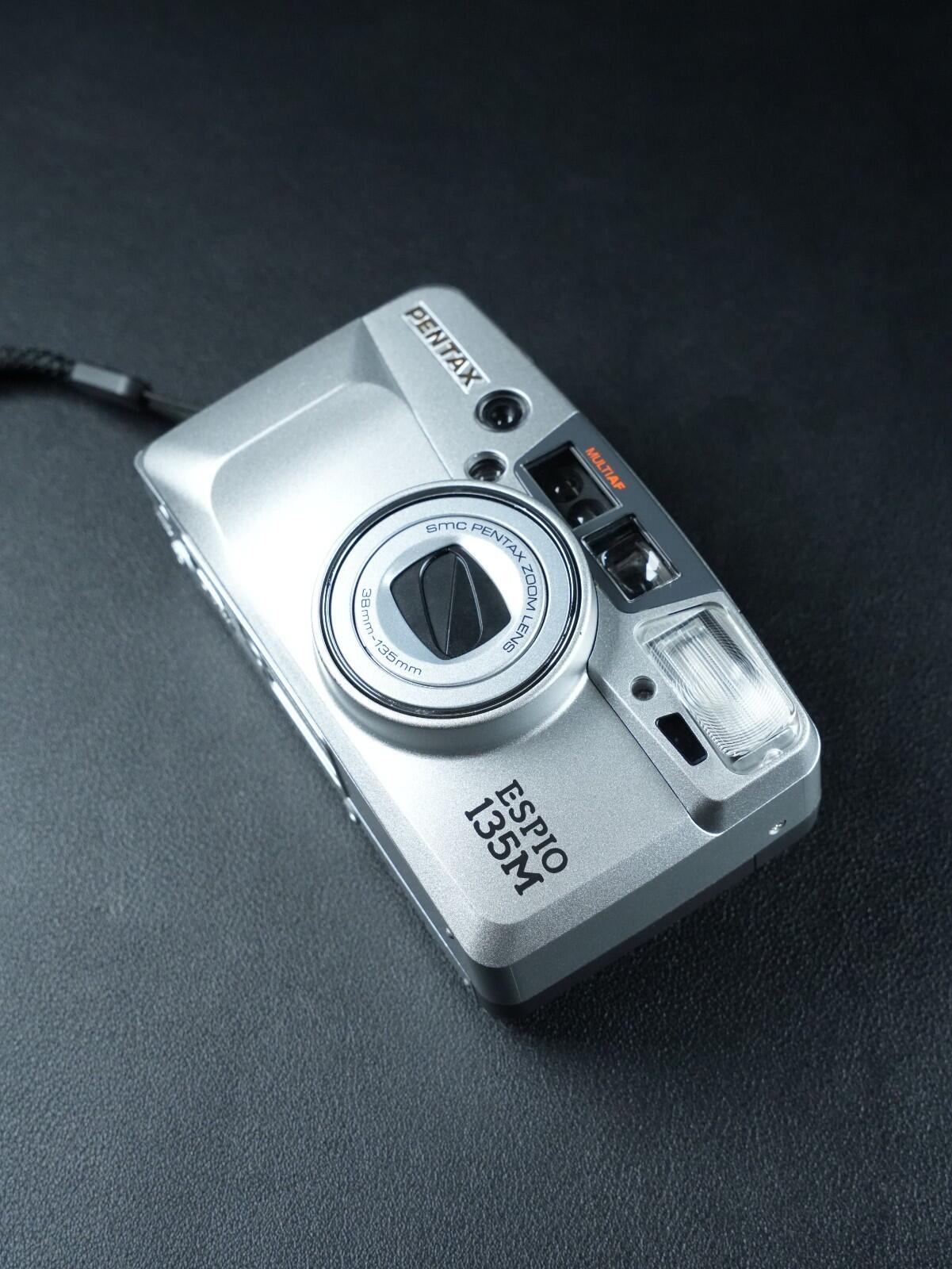 Pentax Espio 135M 35mm Film Point & Shoot Camera - Working (Faulty LED Screen)