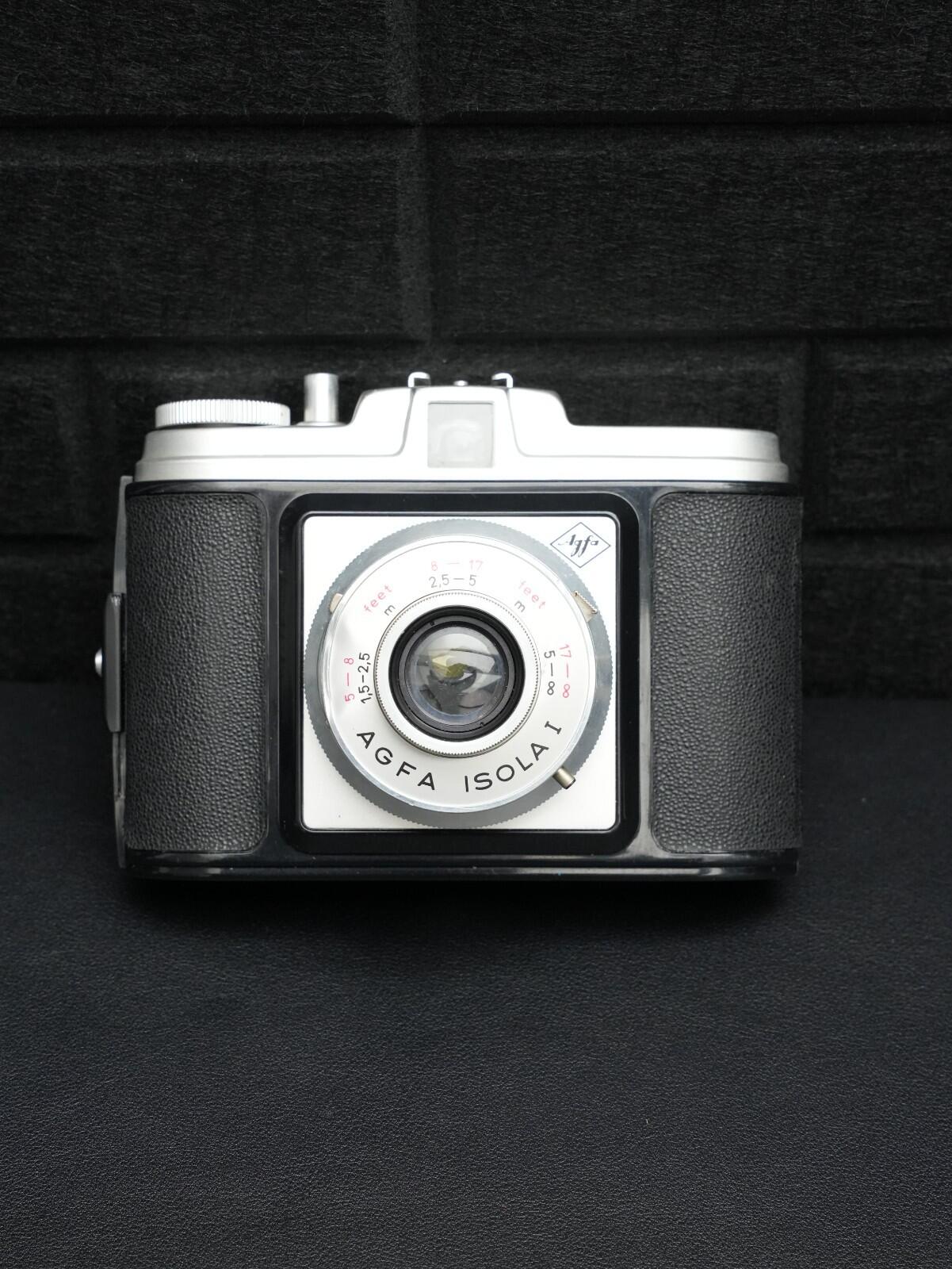 Agfa Isola I Vintage 1950s 120 Film Camera With Original Case - Faulty
