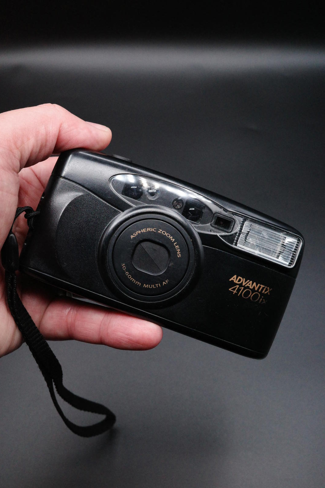 Kodak Advantix 4100ix Zoom APS Film Camera Black Tested & Working