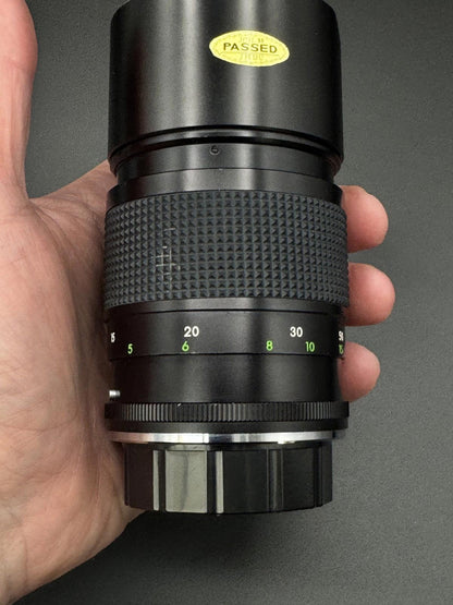 Topman MC 200mm F3.5 Prime Lens Pentax K Mount & Case - Excellent Condition