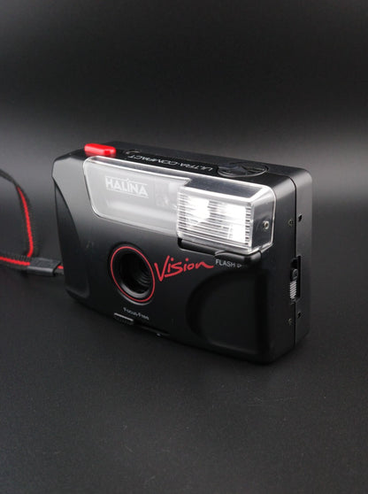 Halina Vision Ultra Compact Vintage 1990's 35mm Film Camera - Tested & Working