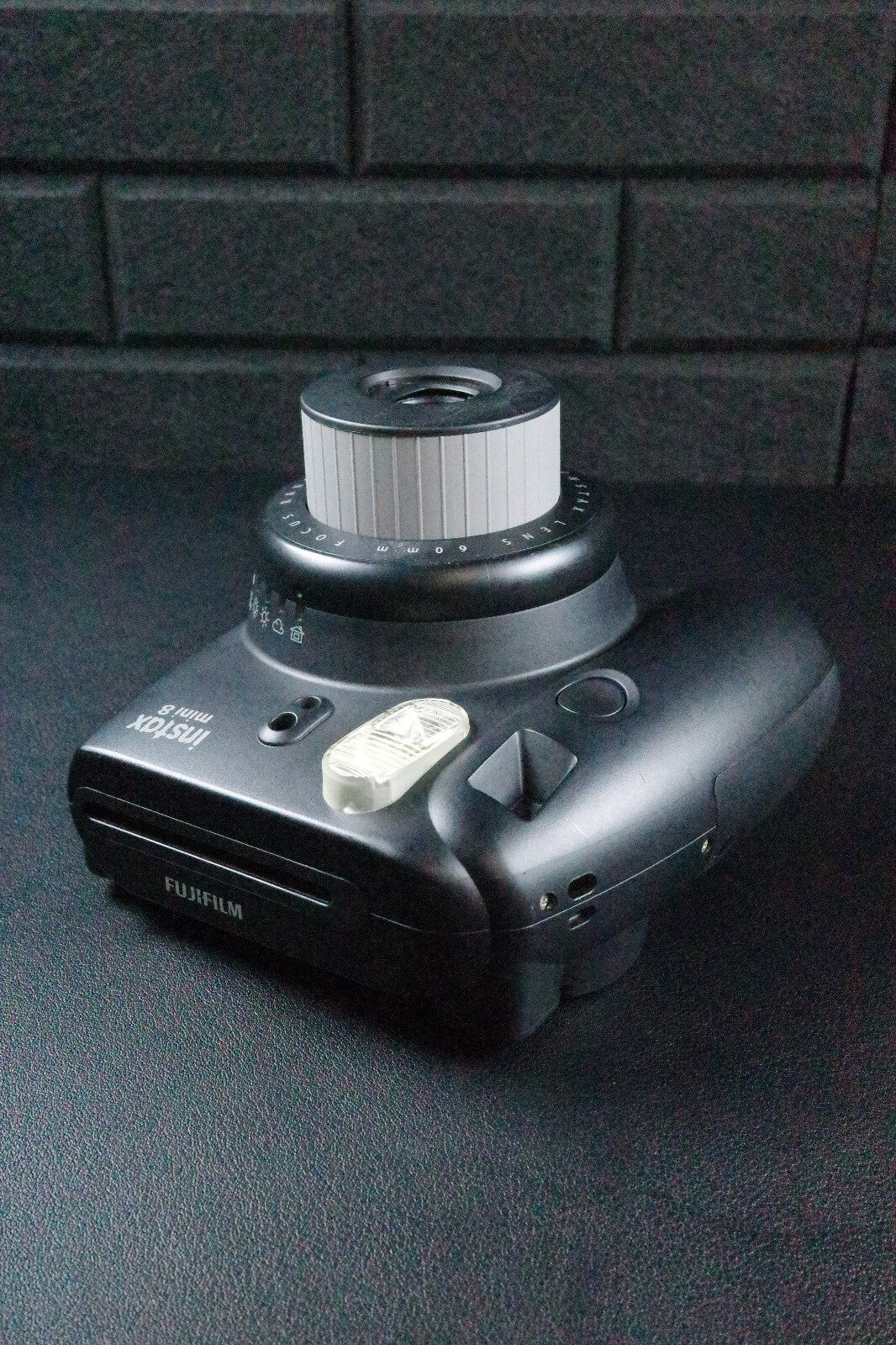 Fujifilm Instax Mini 8 Black Instant Polaroid Camera - Works Perfectly