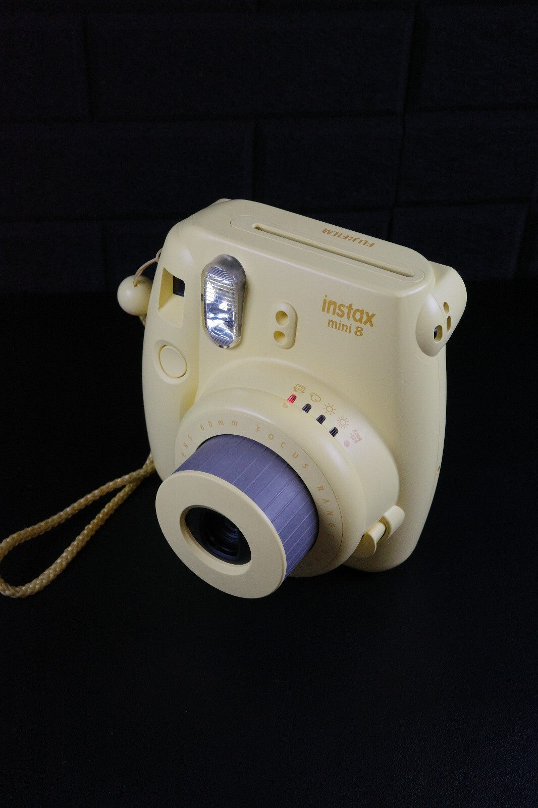 Fujifilm Instax Mini 8 Yellow  Instant Camera + Film & Batteries - Working