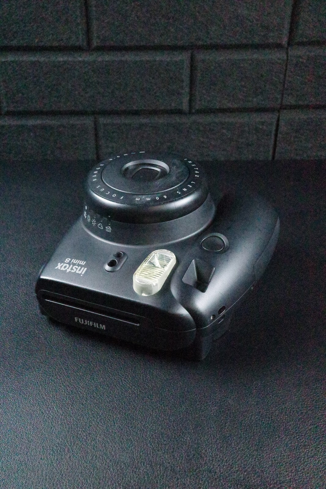 Fujifilm Instax Mini 8 Black Instant Polaroid Camera - Works Perfectly