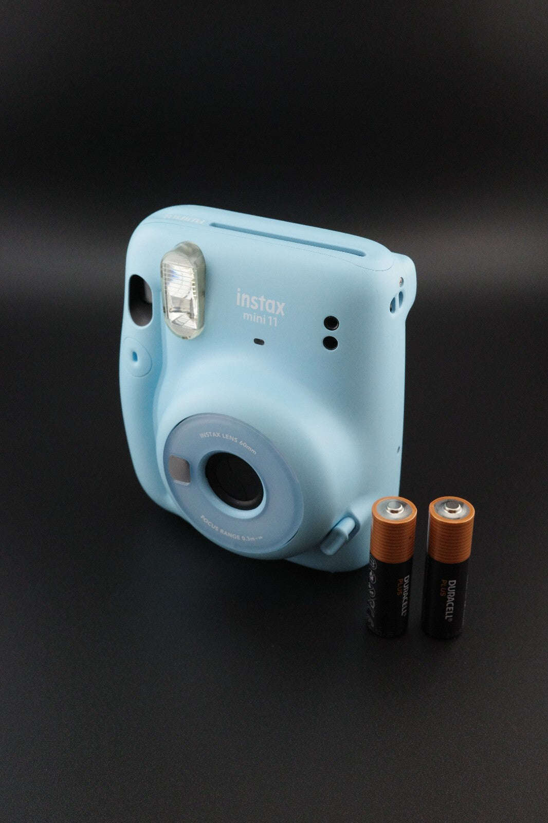 Fujifilm Instax Mini 11 Baby Blue Instant Camera & Batteries - Works Perfectly