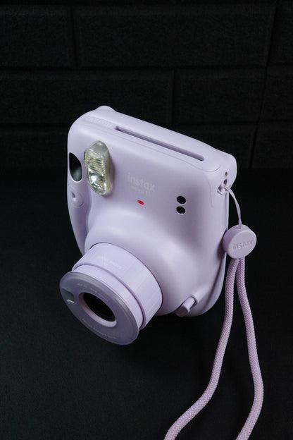 Fujifilm Instax Mini 11 Lilac Instant Camera + Film & Batteries - Fully Working