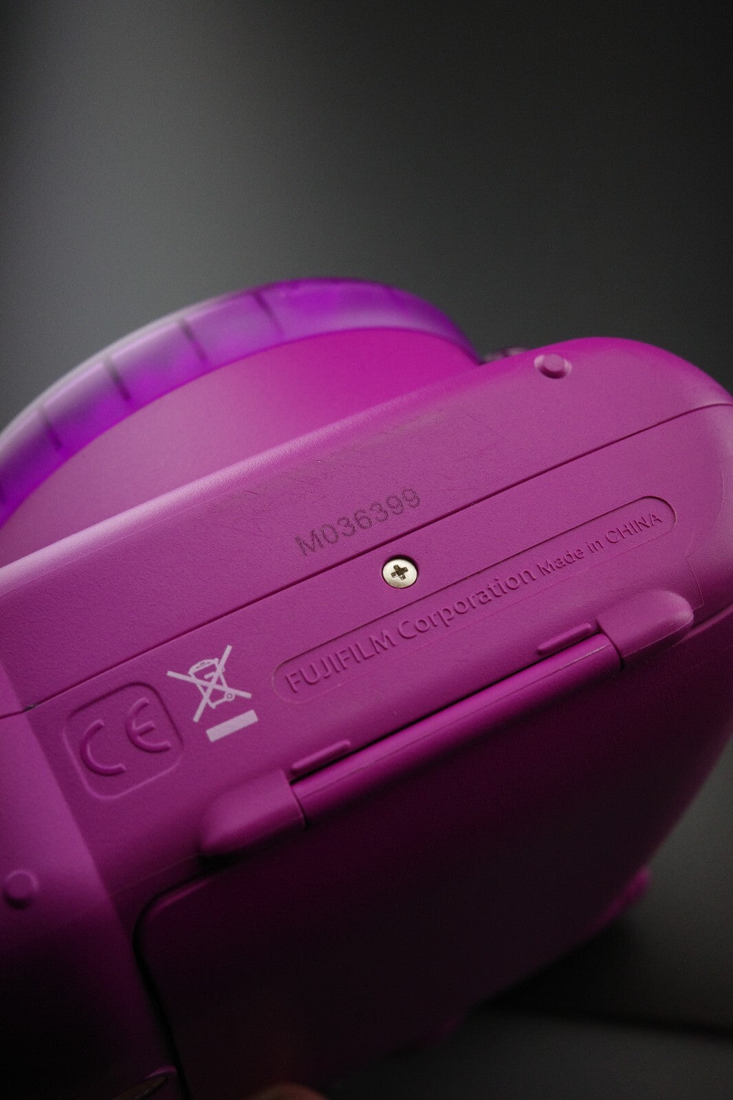 Fujifilm Instax Mini 9 LTD ED Purple Instant Camera + Batteries Tested & Working