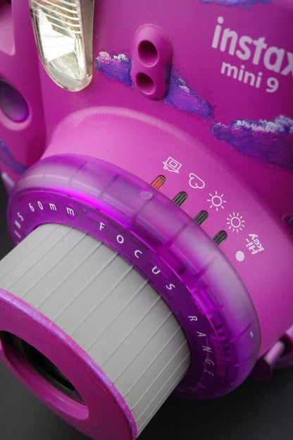 Fujifilm Instax Custom Hand Painted Mini 9 Instant Camera + Batteries - Working