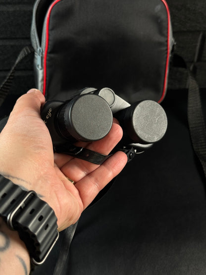Cat Eye 10x40 Fully Coated Binoculars & Case - Very Good Condition