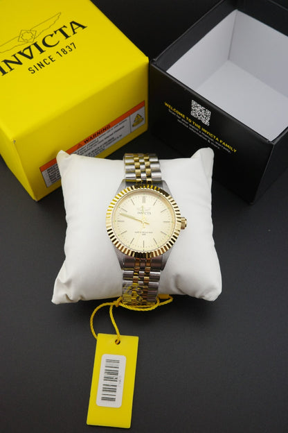 Invicta Specialty Musenova 29405 Women’s Watch 36mm Steel Gold Brand New & Boxed