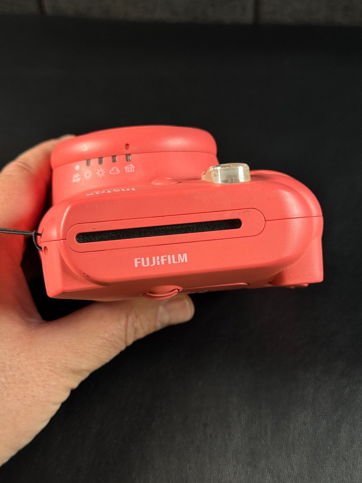 Fujifilm Instax Mini 9 Flamingo Pink Instant Polaroid Camera - Tested & Working
