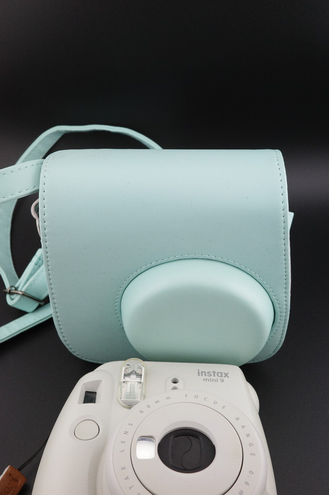 Fujifilm Instax Mini 9 White Instant Camera, Case & Batteries - Tested & Working