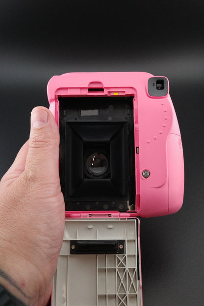 Fujifilm Instax Mini 9 Pink Instant Camera + Case & Batteries - Tested & Working