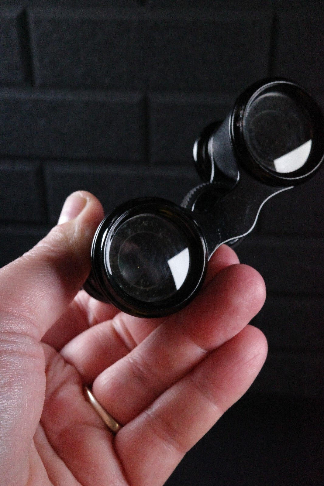 Vintage Theatre Opera Glasses / Binoculars & Case