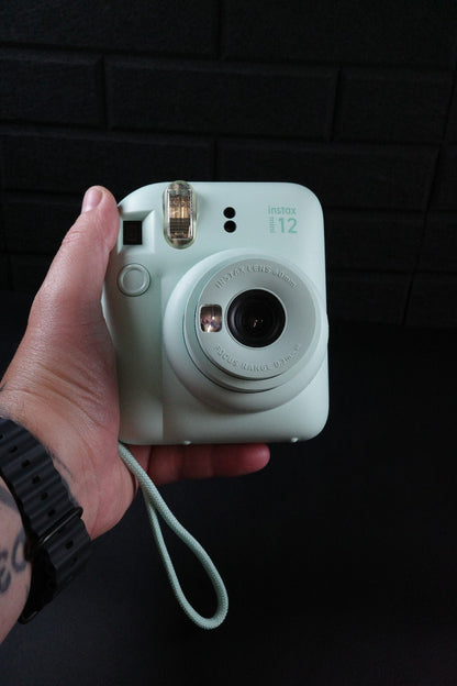 Fujifilm Instax Mini 12 Mint Green Instant Camera + Case - Tested & Working