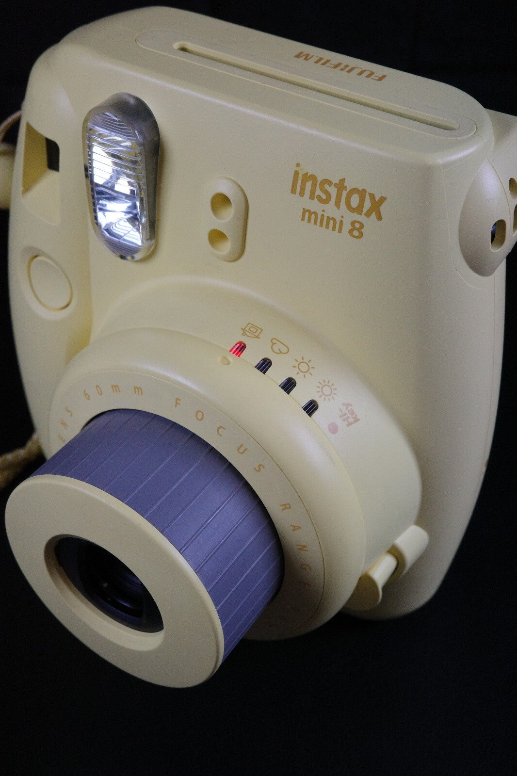 Fujifilm Instax Mini 8 Yellow  Instant Camera + Film & Batteries - Working