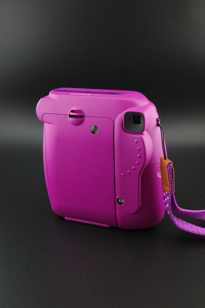 Fujifilm Instax Mini 9 LTD ED Purple Instant Camera + Batteries Tested & Working