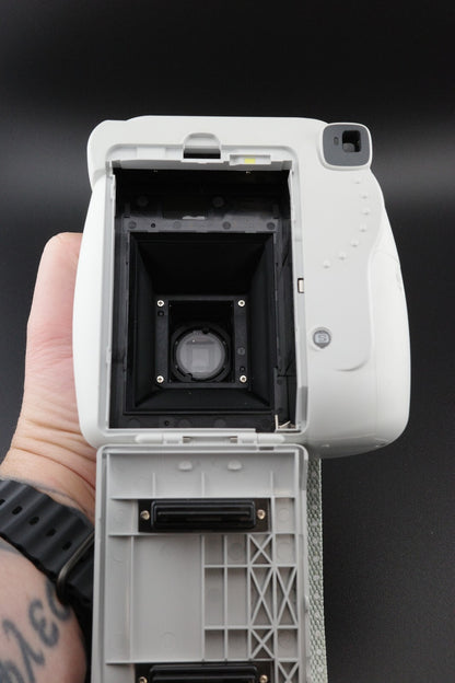 Boxed Fujifilm Instax Mini 9 White Instant Camera + Batteries - Tested & Working