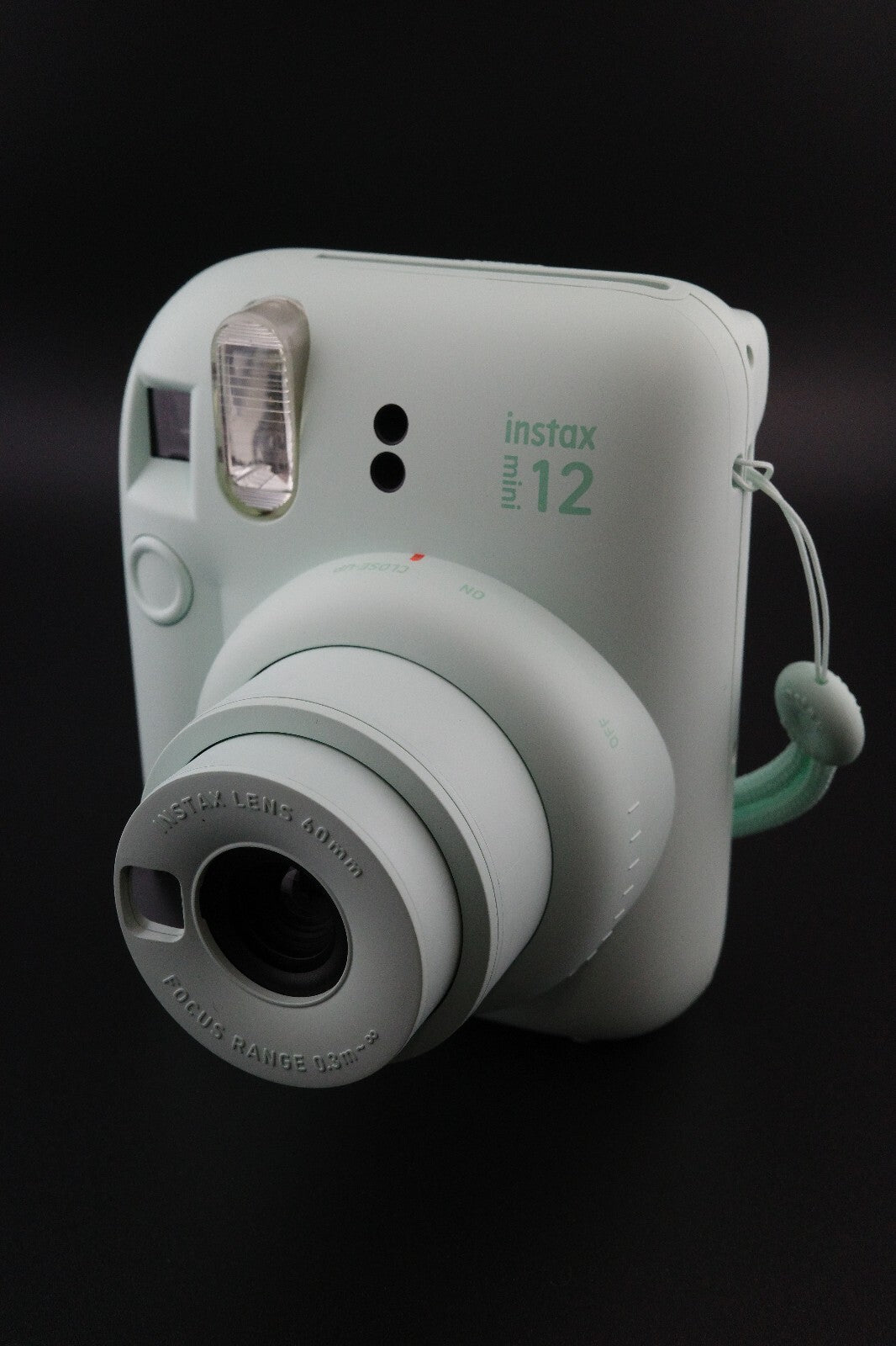 Fujifilm Instax Mini 12 Mint Green Instant Camera & Batteries - Tested & Working