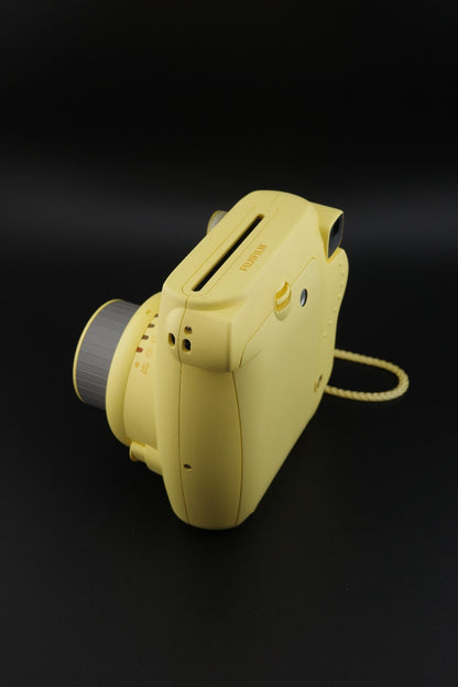 Fujifilm Instax Mini 8 Yellow Instant Camera & New Batteries - Works Perfectly