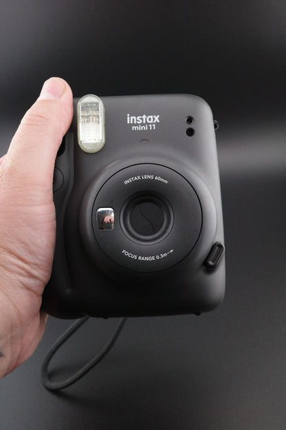 Fujifilm Instax Mini 11 Black Instant Camera & Batteries - Tested & Perfectly