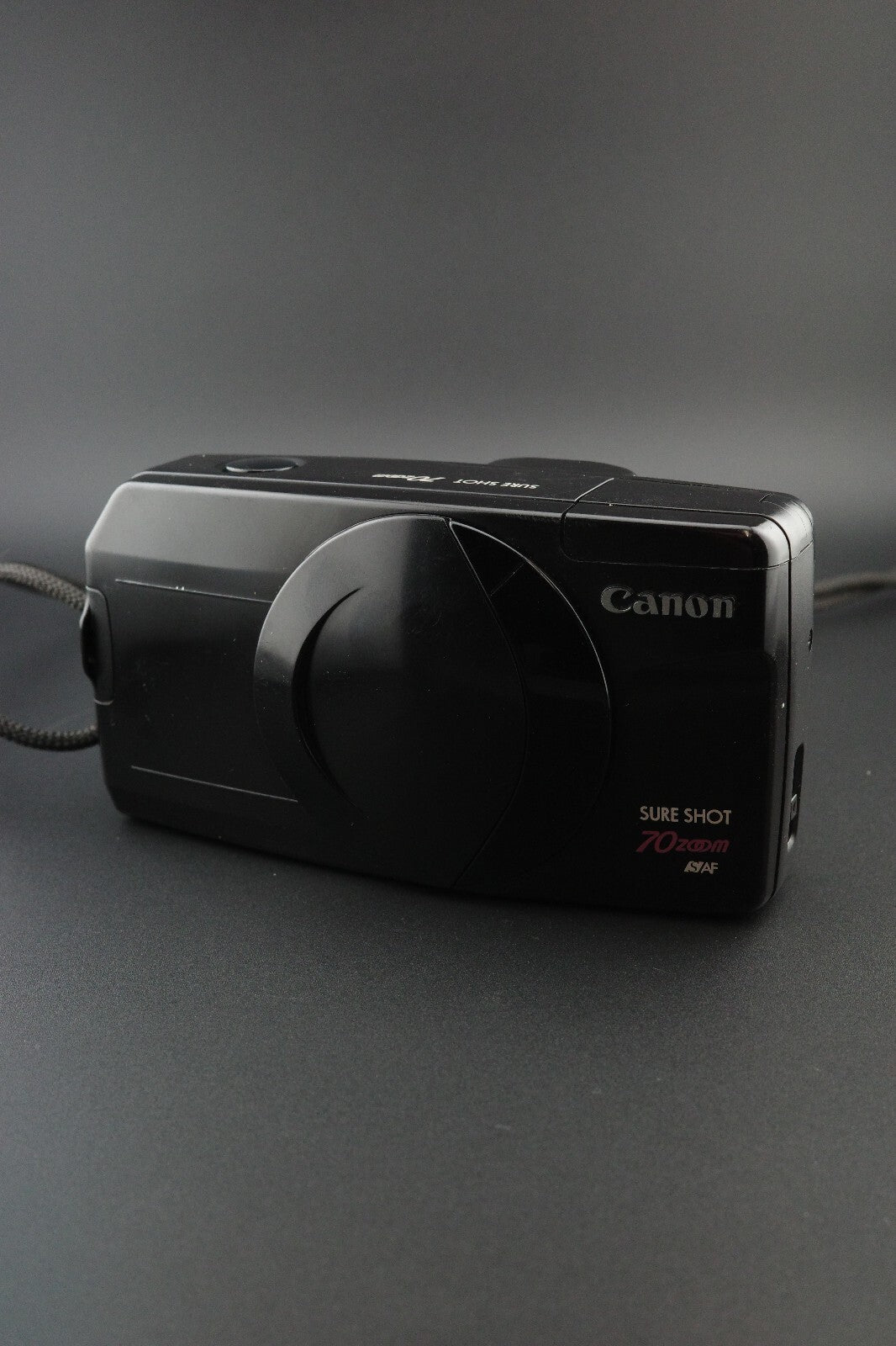 Vintage Canon Sure Shot 70 Zoom 35mm Film Camera - Winds, Fires - Faulty Flash