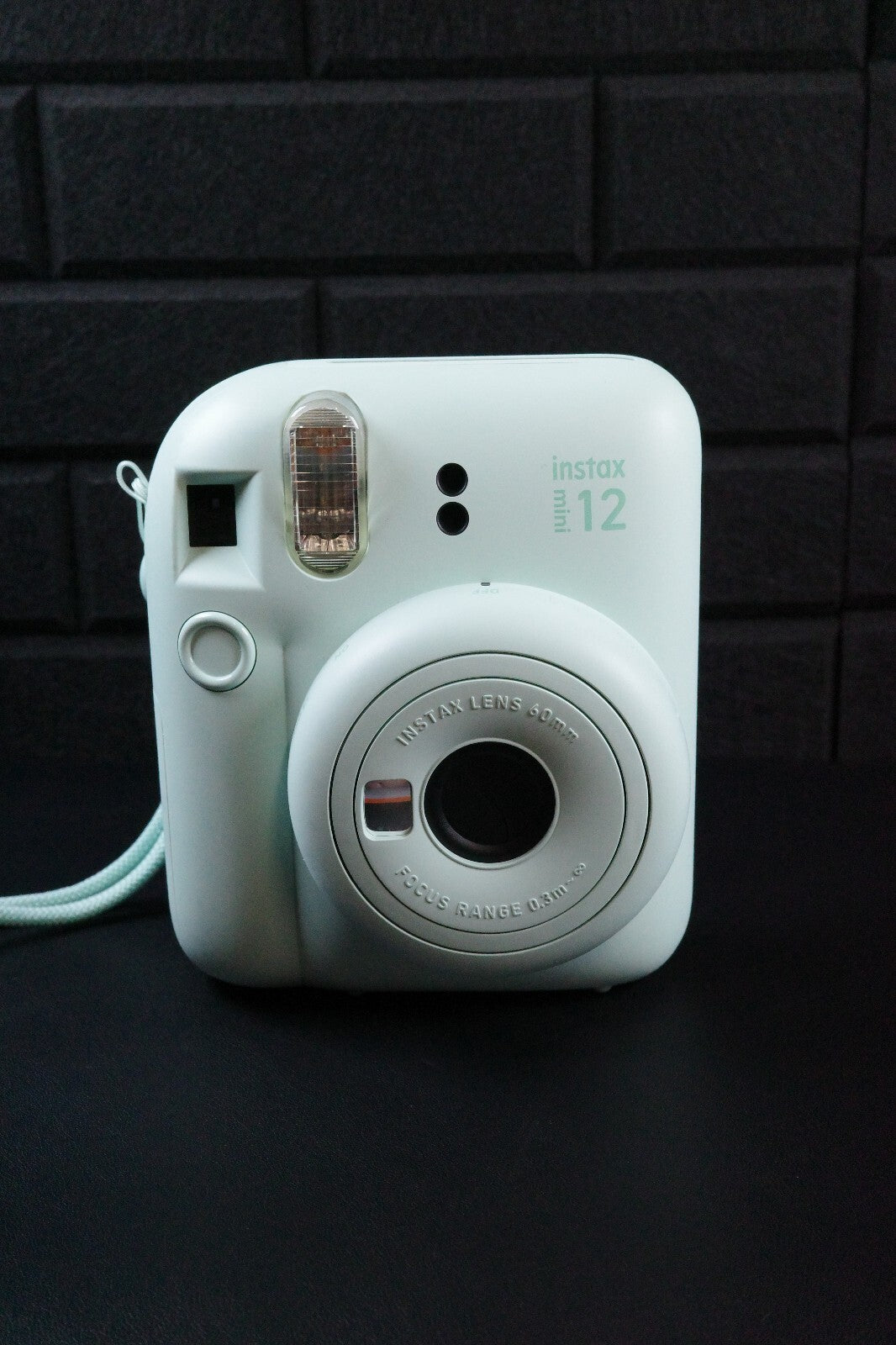 Fujifilm Instax Mini 12 Mint Green Instant Camera + Case - Tested & Working