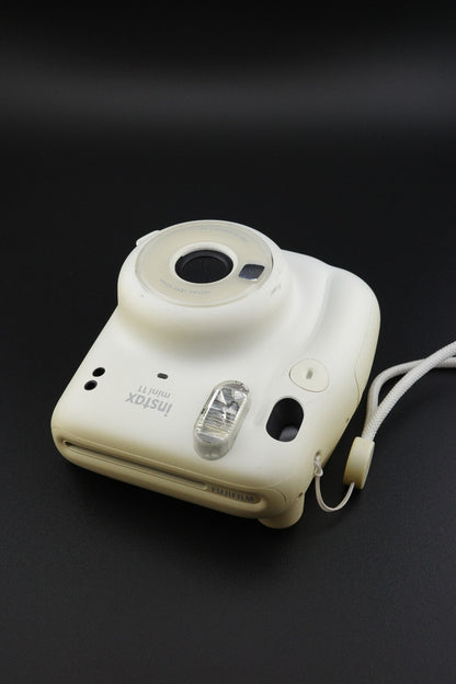 Fujifilm Instax Mini 11 White Instant Camera + Batteries - Tested & Working