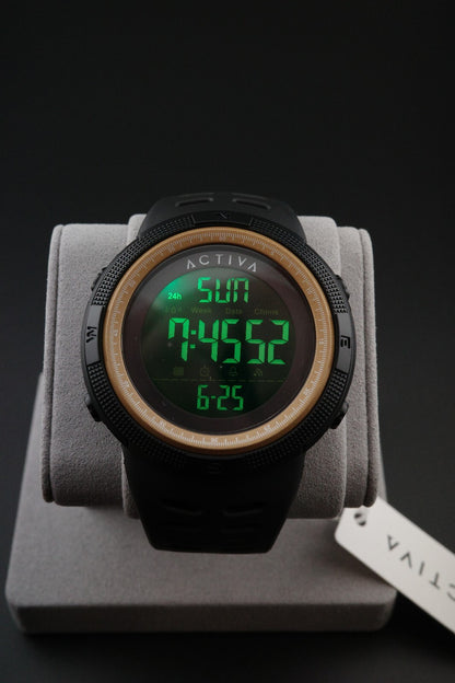Activa Summit X Invicta ACW1915-009 Men's 50mm Digital Sports Watch Black New