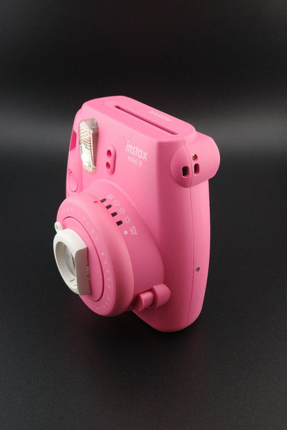 Fujifilm Instax Mini 9 Pink Instant Camera + Case & Batteries - Tested & Working