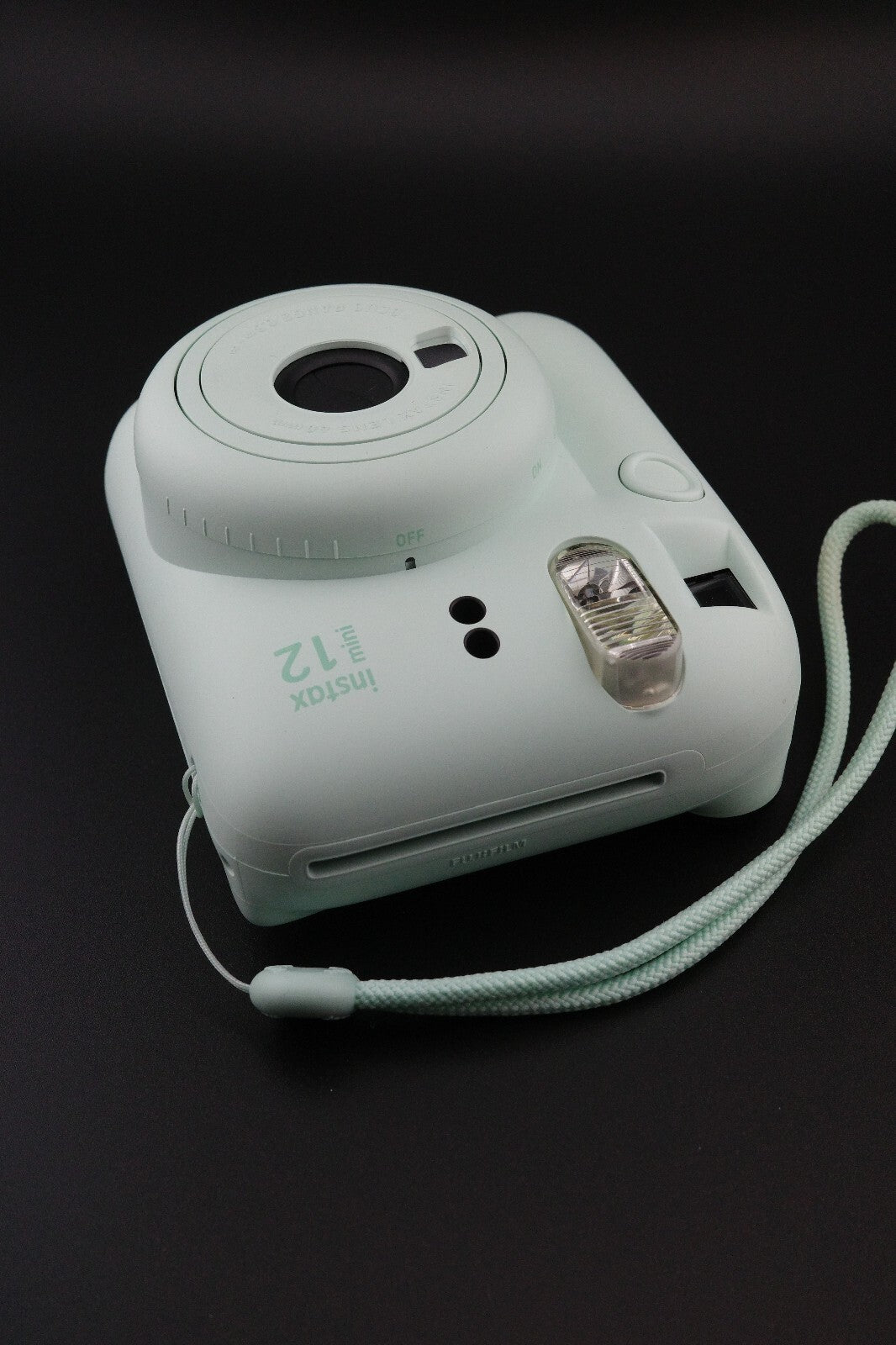 Fujifilm Instax Mini 12 Mint Green Instant Camera & Batteries - Tested & Working