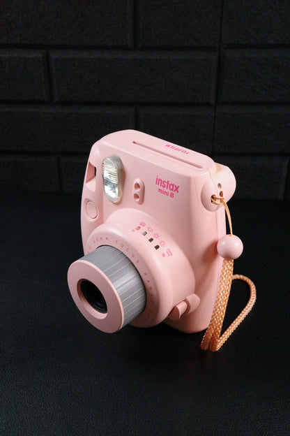 Fujifilm Instax Mini 8 Pink Instant Polaroid Camera - Works Perfectly
