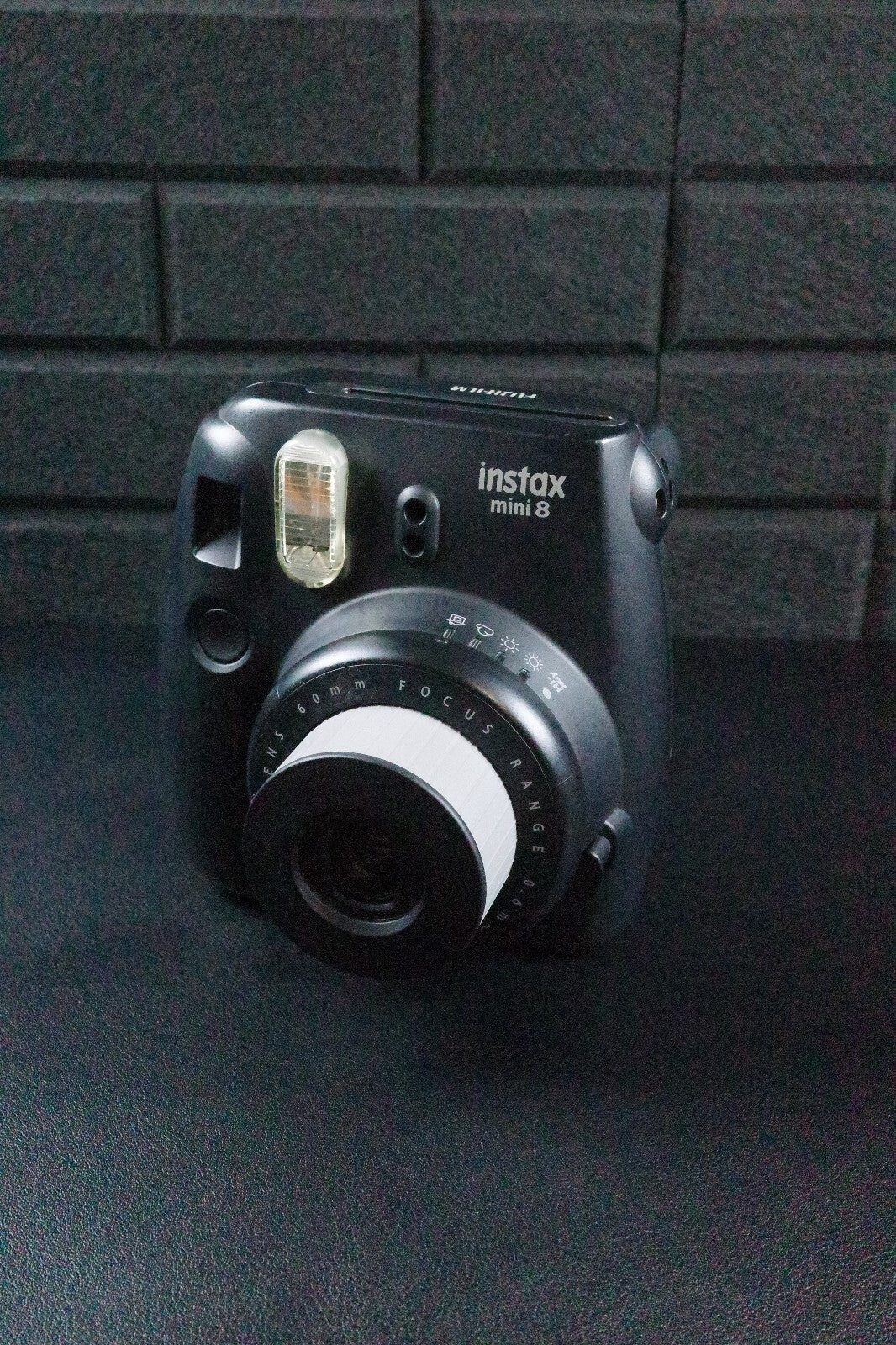 Fujifilm Instax Mini 8 Black Instant Polaroid Camera - Works Perfectly