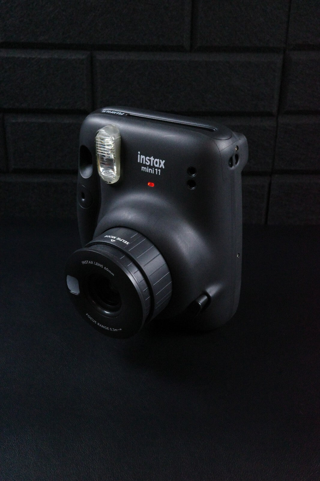 Boxed Fujifilm Instax Mini 11 Black Instant Polaroid Camera - Works Perfectly