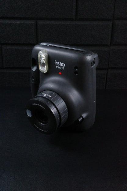 Boxed Fujifilm Instax Mini 11 Black Instant Polaroid Camera - Works Perfectly