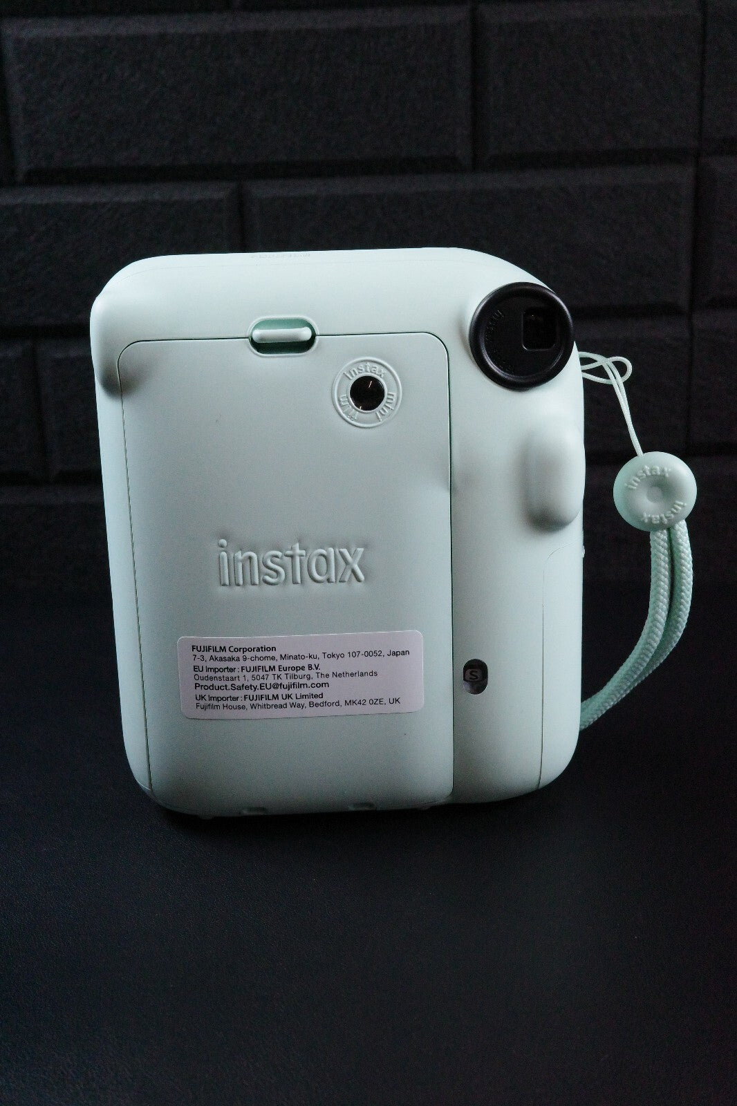 Fujifilm Instax Mini 12 Mint Green Instant Camera + Case - Tested & Working