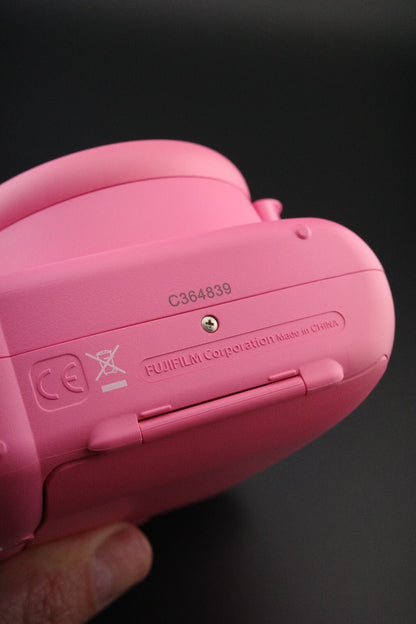 Fujifilm Instax Mini 9 Pink Instant Camera + Case & Batteries - Tested & Working