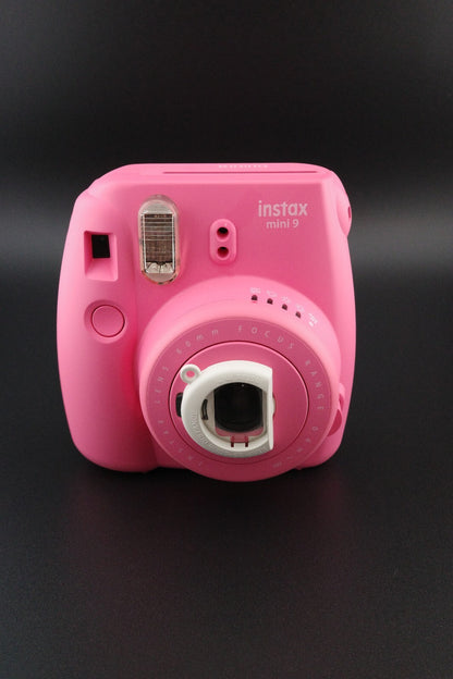 Fujifilm Instax Mini 9 Pink Instant Camera + Case & Batteries - Tested & Working
