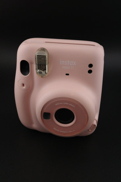 Fujifilm Instax Mini 11 Pink Instant Camera + Case & Batteries - Fully Working