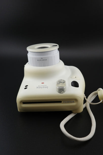 Fujifilm Instax Mini 11 White Instant Camera + Batteries - Tested & Working